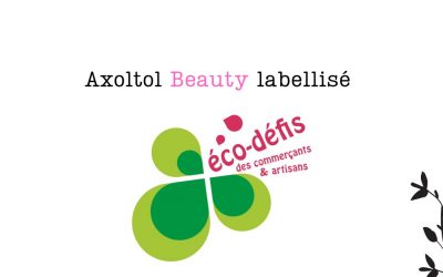 Axolotl Beauty obtient la labellisation EcoDéfis